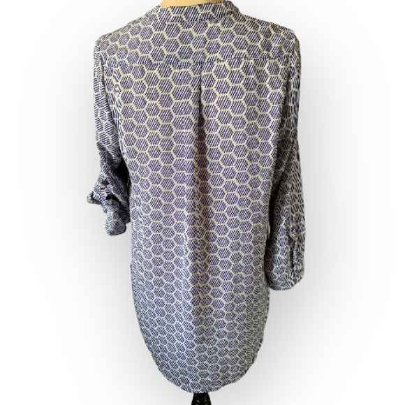 HALOGEN GEO PATTERN TUNIC SIZE X SNALL - Picture 7 of 12